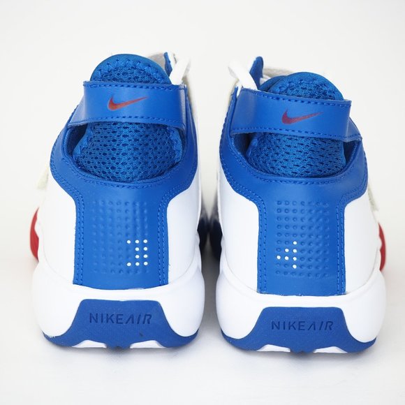 Nike Air P2 Ultimate Boys Shoes White/ Sylver - Picture 6 of 12